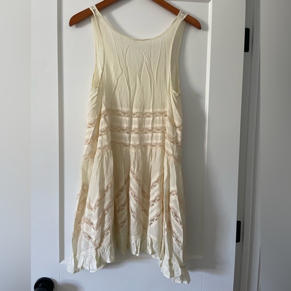 free people intimate voile lace trapeze slip small - Picture 6 of 7